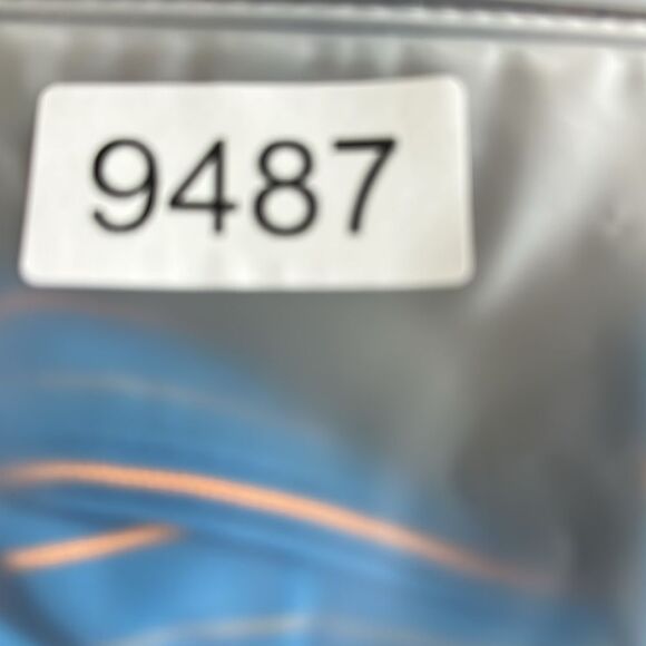 EUC Under Armour Boys  Light Blue and Yellow Striped Performance Polo - Size 6 - Picture 3 of 3